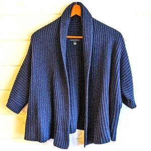 Large Knit Banana R. Navy Sweater